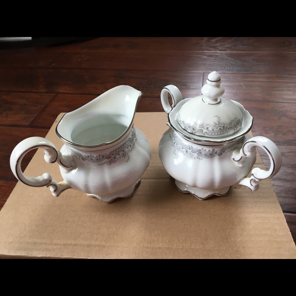 Creamer and sugar cup made in Germany